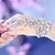 levne Party rukavice-K zápěstí Bez prstů Rukavice Paincoat Pro nevěstu Léto Kamínky