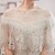 cheap Wraps &amp; Shawls-Wedding  Wraps / Hoods &amp; Ponchos Shrugs Sleeveless Lace Ivory / White Wedding / Party/Evening / Office &amp; Career / Casual Pullover