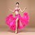 cheap Belly Dancewear-Belly Dance Outfits Women&#039;s Performance Cotton / Polyester Buttons / Flower / Crystals / Rhinestones Sleeveless Dropped Top