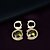 お買い得  ジュエリーセット-Women&#039;s Citrine Synthetic Ruby Charm Bracelet Drop Earrings Statement Necklace Oval Cut Statement Ladies Luxury Elegant Link / Chain Indian Gold Plated Imitation Diamond Earrings Jewelry Red / Gold