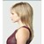 cheap Synthetic Wigs-Women Synthetic Wig Capless Medium Length Straight Blonde Costume Wig