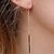 preiswerte Ohrringe-Damen Tropfen-Ohrringe damas Simple Style Modisch Ohrringe Schmuck Gold / Silber Für