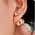cheap Earrings-Women&#039;s Stud Earrings Double Sided Earrings Jewelry Golden / Black / Silver For Party Wedding Casual Daily