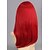 cheap Synthetic Trendy Wigs-Synthetic Wig Curly Style With Bangs Capless Wig Red Synthetic Hair Women&#039;s Wig Halloween Wig