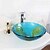 cheap Vessel Sinks-Bathroom Sink / Bathroom Faucet / Bathroom Mounting Ring Contemporary - Tempered Glass Round Vessel Sink