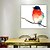 levne Umělecké malby-Ručně malované Zvířata Obdélníkový, Moderní Plátno Hang-malované olejomalba Home dekorace Jeden panel