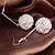 cheap Earrings-Drop Earrings For Women&#039;s Party Wedding Special Occasion Alloy Gold Silver / Casual / Daily