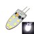 baratos Luzes LED de Dois Pinos-g4 led bi-pin lights t 12 smd 2835 200lm branco quente branco frio 3000k / 6000k dimmable ac 12v