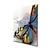levne Olejové malby umělců-Hang-malované olejomalba Ručně malované - Zvířata Moderní Plátno / Reprodukce plátna