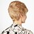abordables Pelucas naturales de malla-Human Hair Blend Wig Wavy Short Hairstyles 2020 Wavy Capless Dark Brown / Dark Auburn Strawberry Blonde / Bleach Blonde Beige Blonde / Bleach Blonde