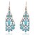 cheap Earrings-Women&#039;s Drop Earrings Hollow Crystal Gold Plated Imitation Diamond Drop Jewelry Party Daily Casual