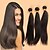 baratos Uma embalagem de cabelo-Trama do cabelo com Encerramento Cabelo Malaio Retas tece cabelo