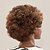 お買い得  トレンドの合成ウィッグ-人工毛ウィッグ カール カール かつら ショート Brown 合成 女性用 ブラックアメリカン風ウィッグ ブラウン