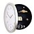 baratos Guarda-jóias &amp; Cosmética-Relógio de parede relógio de caixa de armazenamento forte armer jóias seguro relógio de parede estilo diversão desvio pode