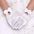 cheap Party Gloves-Spandex Wrist Length Glove Bridal Gloves / Party / Evening Gloves With Bowknot / Pearl Wedding / Party Glove
