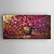 cheap Floral/Botanical Paintings-Oil Painting Flowers by Knife Hand Painted Canvas with Stretched Framed