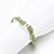 cheap Bracelets-Chain Tennis Alloy Bracelet Jewelry Green For Wedding Party Special Occasion Anniversary Birthday Gift / Engagement