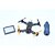 baratos Quadicópteros CR &amp; Multirotores-Drone Sextante S250 6 Canais 3 Eixos 2.4G Com Câmera HD de 720P Quadcóptero RC FPV / Com Câmera Preto