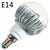 billige Lyspærer-YWXLIGHT® LED-globepærer 400 lm E14 B22 E26 / E27 B 3 LED perler Høyeffekts-LED Mulighet for demping Fjernstyrt Dekorativ RGB 85-265 V / 1 stk. / RoHs
