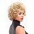 cheap Synthetic Trendy Wigs-Synthetic Wig Curly Blonde Synthetic Hair Blonde Wig Women&#039;s Short Capless