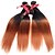 billige Ombre hårforlengelse-Nyanse Brasiliansk hår Rett 12 måneder 1 Deler hår vever
