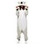 cheap Kigurumi Pajamas-Adults&#039; Kigurumi Pajamas Koala Animal Onesie Pajamas Polar Fleece Synthetic Fiber White Cosplay For Unisex Animal Sleepwear Cartoon Festival / Holiday Costumes / Leotard / Onesie
