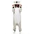 levne Kigurumi pyžama-Adults&#039; Kigurumi Pajamas Koala Animal Onesie Pajamas Polar Fleece Synthetic Fiber White Cosplay For Unisex Animal Sleepwear Cartoon Festival / Holiday Costumes / Leotard / Onesie