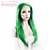 cheap Premium Synthetic Lace Wigs-Synthetic Lace Front Wig Straight Straight Lace Front Wig Green Synthetic Hair Women&#039;s Green