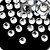 voordelige Bruidssluiers-Eénlaags Rand met sierstenen Bruidssluiers Kapelsluiers / Kathedraalsluiers met Verspreide kristallen stijl Tule / Engelgeknipt / Waterval