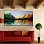olcso Tájképek-Hang festett olajfestmény Kézzel festett - Absztrakt Landscape Modern Tartalmazza belső keret / Nyújtott vászon