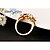 Χαμηλού Κόστους Μοδάτο Δαχτυλίδι-Γυναικεία Band Ring Cubic Zirconia Χρυσό Τριανταφυλλί Cubic Zirconia Επιχρυσωμένο Κράμα κυρίες Κομψό Μοντέρνα Πάρτι Κοσμήματα