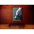 olcso Pop Art olajfestmények-Kézzel festett Állat Függőleges,Modern Egy elem Vászon Hang festett olajfestmény For lakberendezési