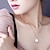 cheap Necklaces-Temperament melting 18 k rose gold single pearl silver ornament collarbone chain pendant necklace