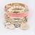economico Gioielli Religiosi-Women&#039;s Bracelet Bangles Layered Stacking Stackable Ladies Multi Layer Imitation Pearl Bracelet Jewelry White / Black / Red For Christmas Gifts Casual Daily