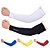 cheap Fitness Accessories-1 Pair Nuckily Cycling Sleeves Sun Sleeves Compression Sleeves Solid Color Reflective Lightweight Sunscreen Bike Black White Yellow for Men&#039;s Women&#039;s Adults&#039; Road Bike Mountain Bike MTB Running