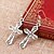cheap Religious Jewelry-Drop Earrings Alloy Punk Cross Silver Jewelry Party Daily 1pc