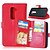 cheap Phone Cases &amp; Covers-Case For LG Wallet / Card Holder / with Stand Solid Colored Hard