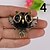 cheap Brooches-Brooches Owl Ladies Fashion Brooch Jewelry 1 4 Silver / Black For Party Special Occasion Birthday Gift Casual Daily