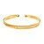 abordables Brazaletes-Women&#039;s Cuff Bracelet Ladies Unique Design Fashion Simple Style Open Gold Plated Bracelet Jewelry Golden For Christmas Gifts Party Casual Daily