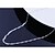 cheap Necklaces-Women&#039;s Chain Necklace Ladies Simple Silver Plated Silver Necklace Jewelry For Wedding Party Daily Casual