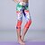 baratos Roupa-Queen Yoga Ioga 3/4 calças justas Calças Respirável Compressão Redutor de Suor Elasticidade Alta Moda Esportiva Ioga Mulheres