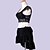 cheap Belly Dancewear-Belly Dance Outfits Women&#039;s Performance Lace Lace 2 Pieces Top / Skirt 27-37cm