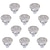 economico Lampadine-10 pezzi 3 W Faretti LED 450 lm 3 Perline LED COB Decorativo Bianco caldo Luce fredda 12 V 85-265 V / RoHs