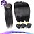 cheap One Pack Hair-Brazilian Hair Straight Human Hair Hair Weft with Closure Human Hair Weaves Human Hair Extensions