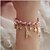 cheap Bracelets-Chain Bracelet Star Eiffel Tower Unique Design Work Casual European Fashion Rhinestone Bracelet Jewelry Pink For Party Gift Valentine