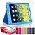 cheap Tablet Cases&amp;Screen Protectors-Case For Apple iPad Air 2 with Stand / Auto Sleep / Wake / Origami Full Body Cases Solid Colored PU Leather