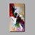 voordelige Abstracte schilderijen-Hang-geschilderd olieverfschilderij Handgeschilderde - Abstract Modern Inclusief Inner Frame / Uitgerekt canvas