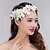 cheap Headpieces-Tulle / Lace Headbands / Flowers / Wreaths with 1 Wedding / Special Occasion Headpiece