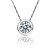 cheap Necklaces-Women&#039;s Pendant - Sterling Silver Necklace For Wedding, Party, Daily