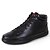 cheap Men&#039;s Sneakers-Men&#039;s Shoes Leather Spring / Fall / Winter Comfort Sneakers 5.08-10.16cm / Mid-Calf Boots Black / Brown / Blue